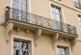 Balcon du 11 quai d'Anjou à Paris