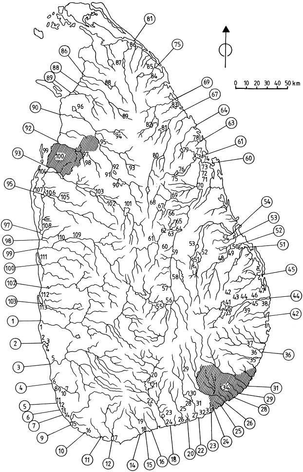 Sri Lanka Main Rivers Map Malinda Words: Reflections On The Map Of My Country
