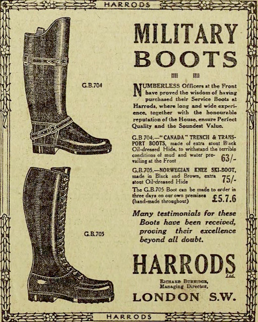 World War One then and today Poem Stout Boots for Officers