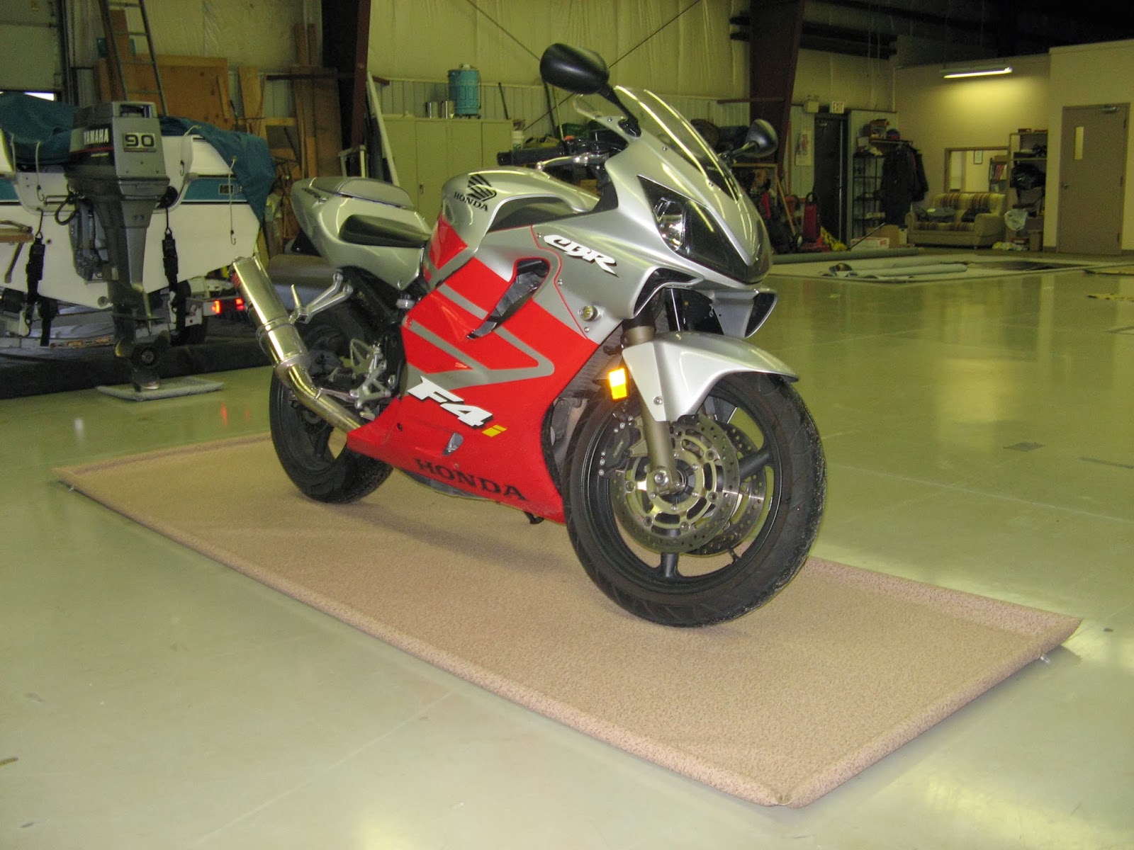 KentainMats Motorcycle Garage Storage Mat the MotorcycleMat by