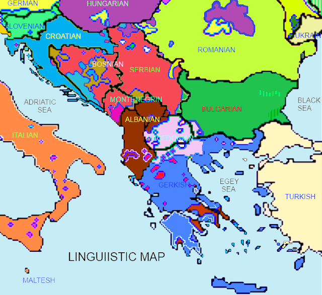 Macedonian language INDOEUROPEAN LANGUAGES MAP