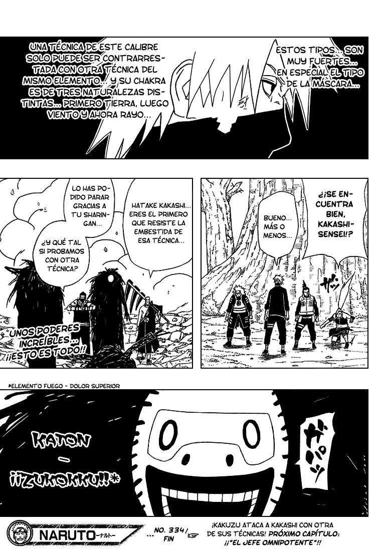 Naruto Shippuden Manga 334 Naruto Shippuden Manga 334