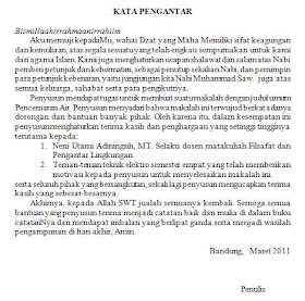 Kumpulan Contoh Kata Pengantar Makalah yang Benar