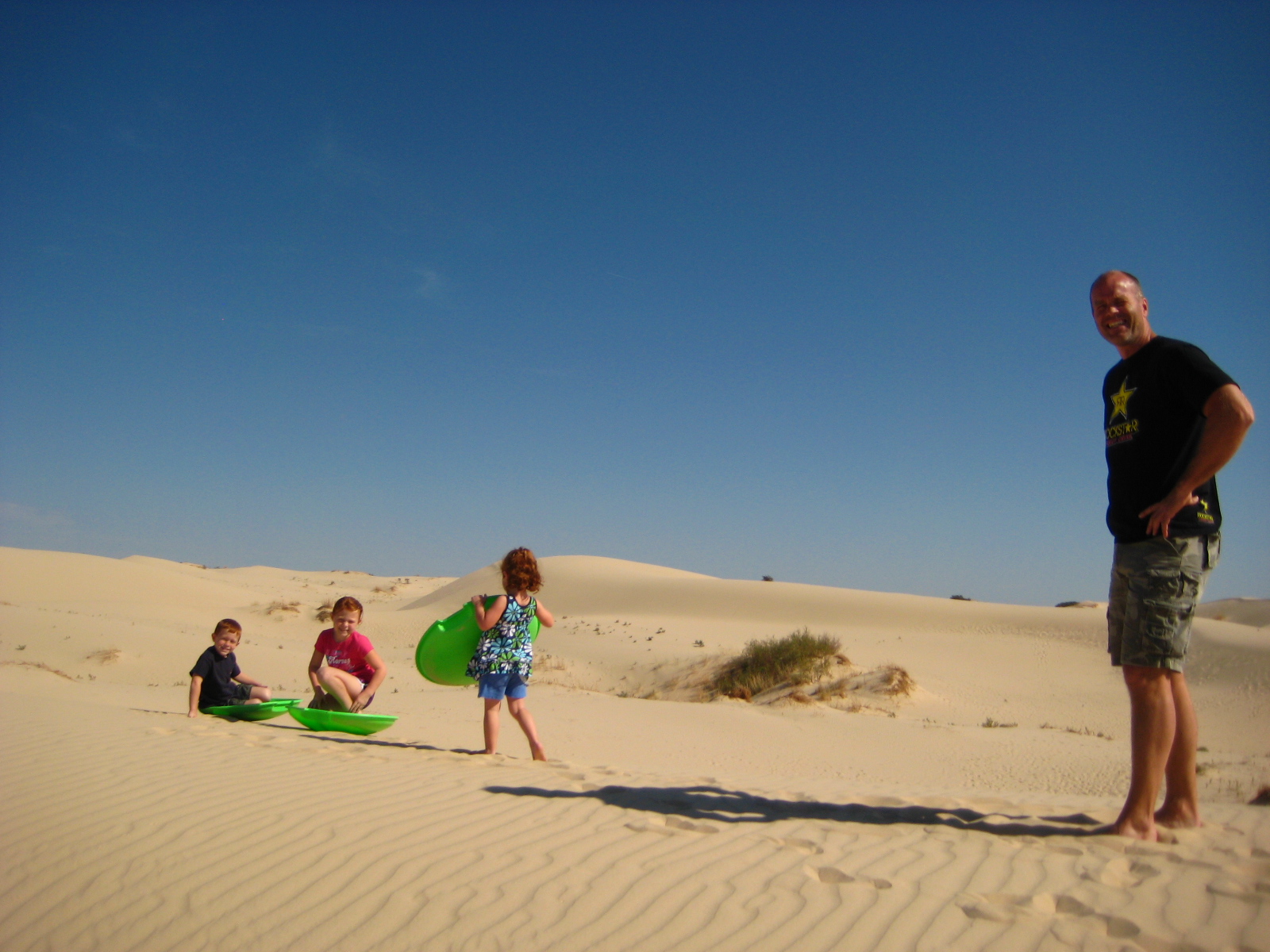 The Desert Chronicles Sand Sledding