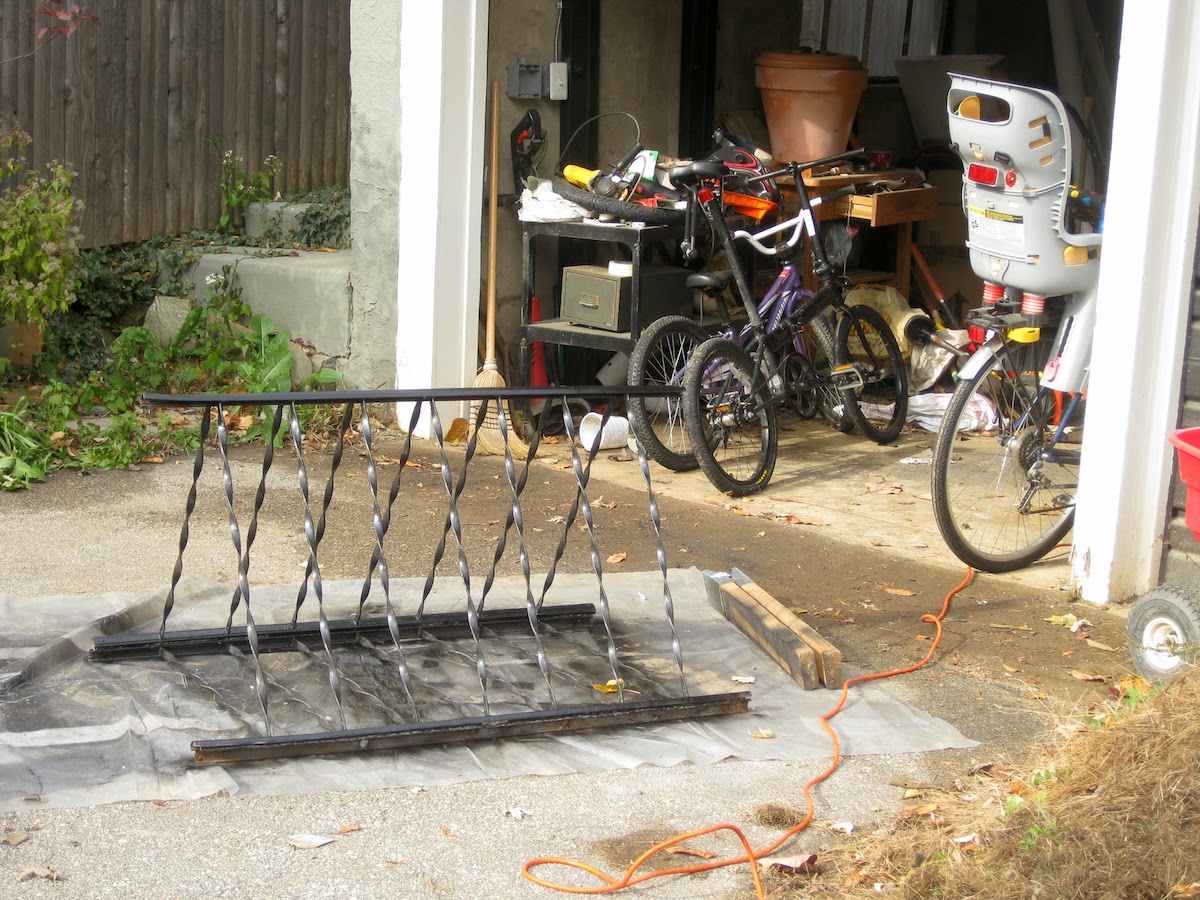 Magic Smoke Bike Rack From Scrap Fence