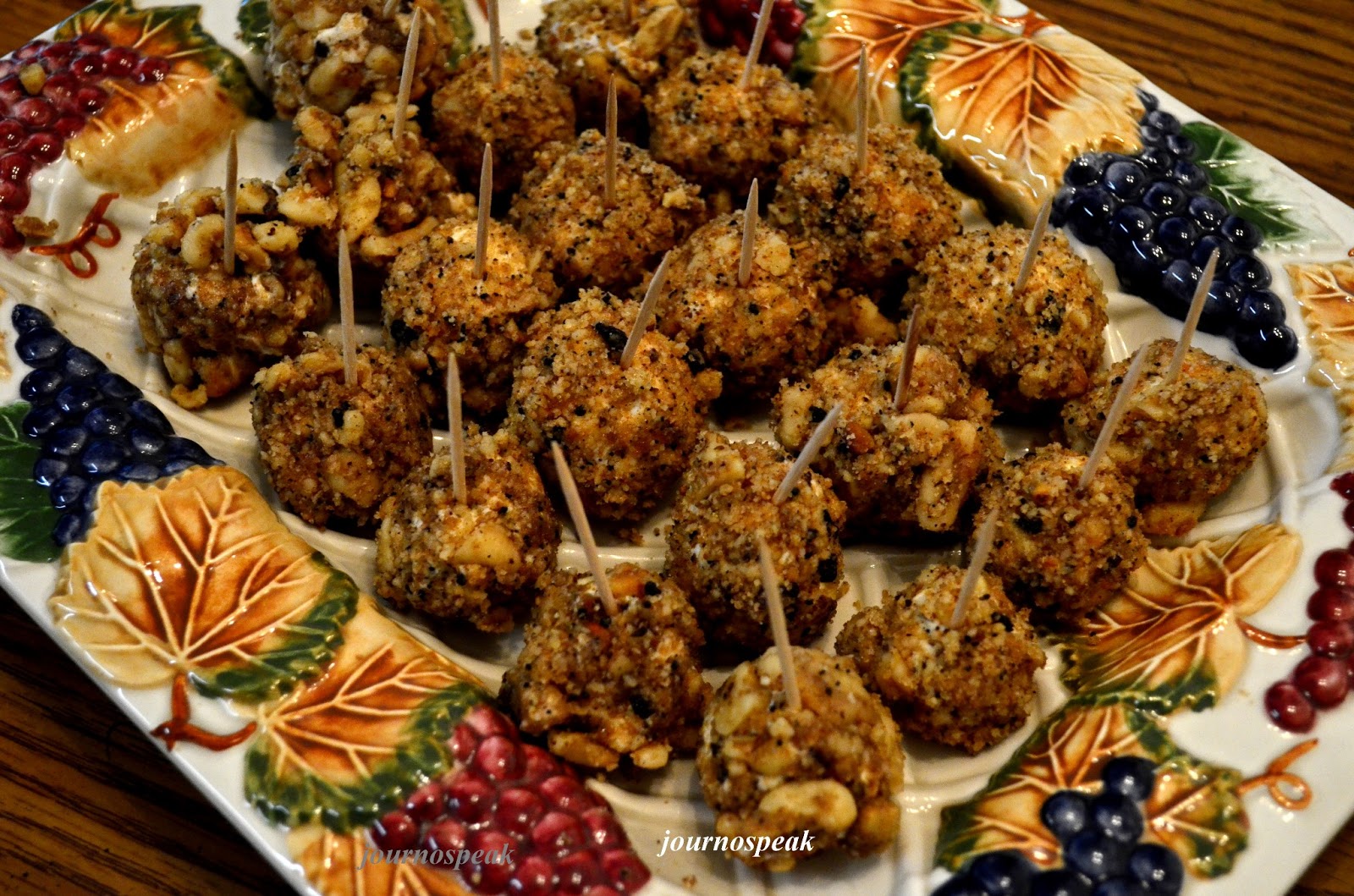 WALNUTCREAM CHEESEGRAPE POPPERS JOURNOSPEAK