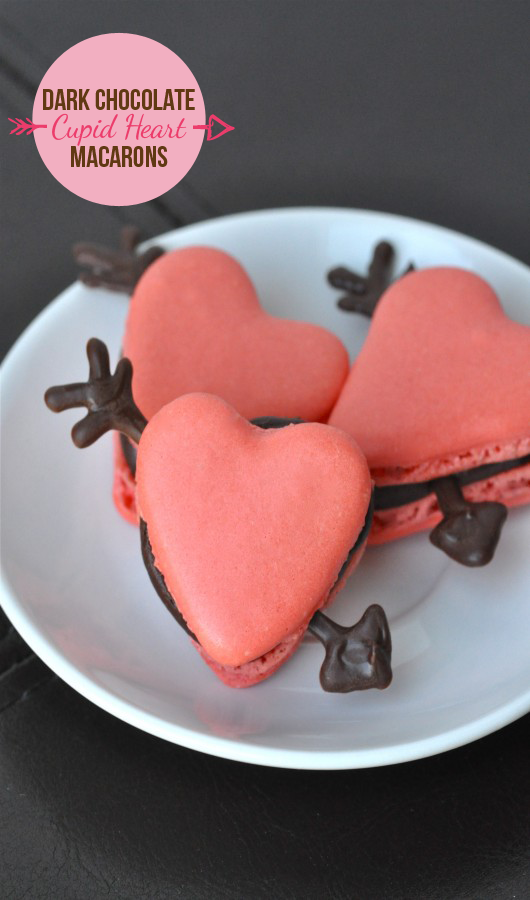 {TUTORIAL} cupid heart macarons