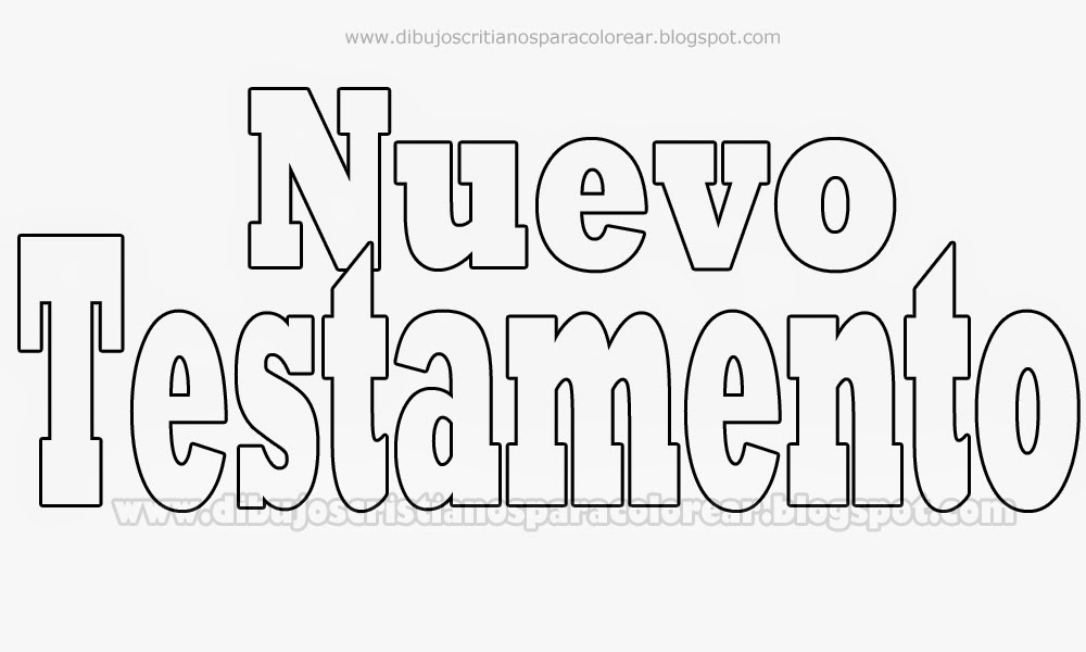 Dibujos Cristianos Para Colorear Nuevo Testamento Para Colorear