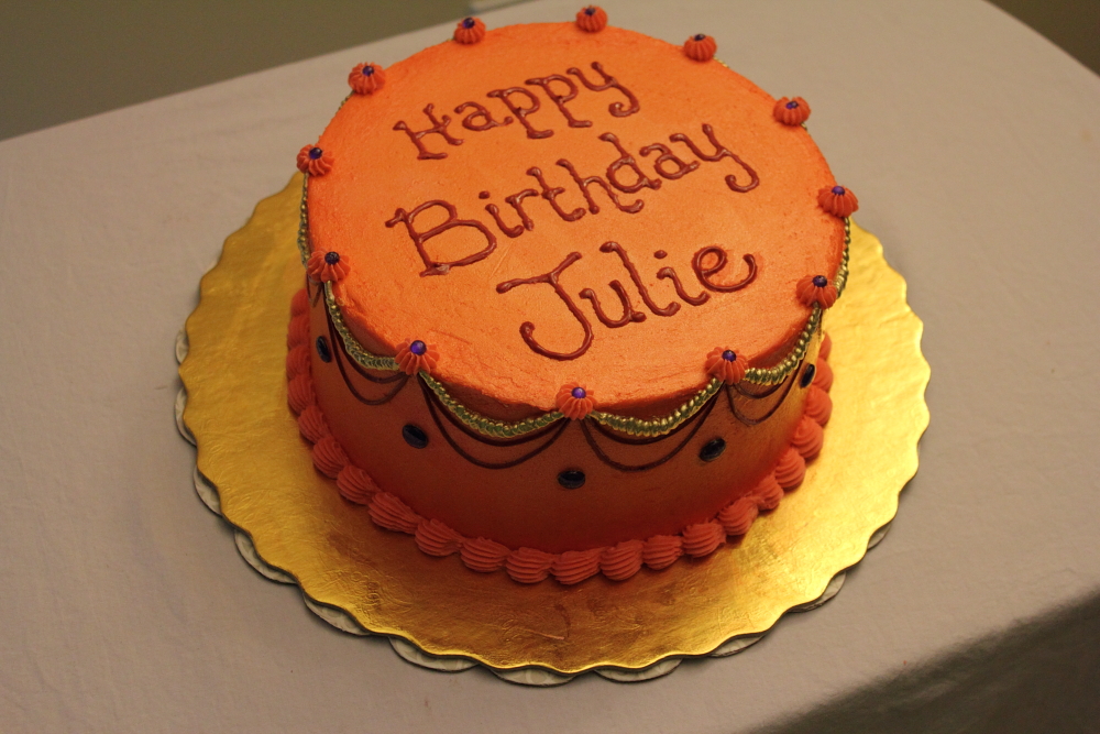 The Cake Engineer Orange Birthday Cake