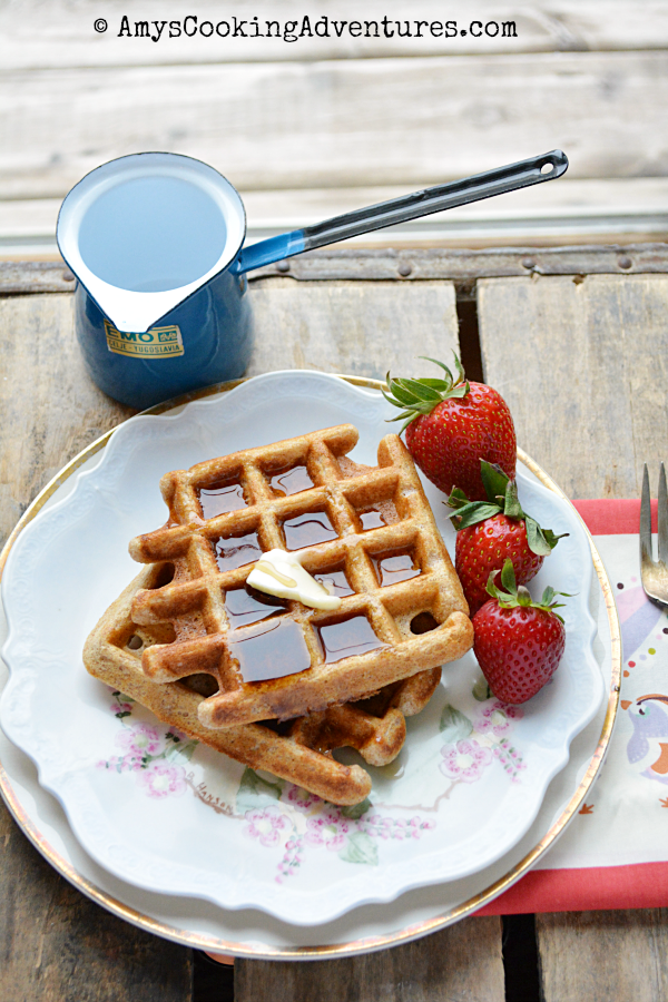 Whole Wheat Buttermilk Waffles