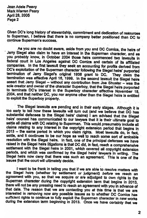 joanne siegel laura siegel larson v warner bros joanne siegel laura siegel larson v warner bros