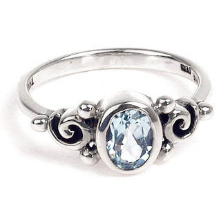 Anillo De Plata Con Piedra Engarzada Silver+ring