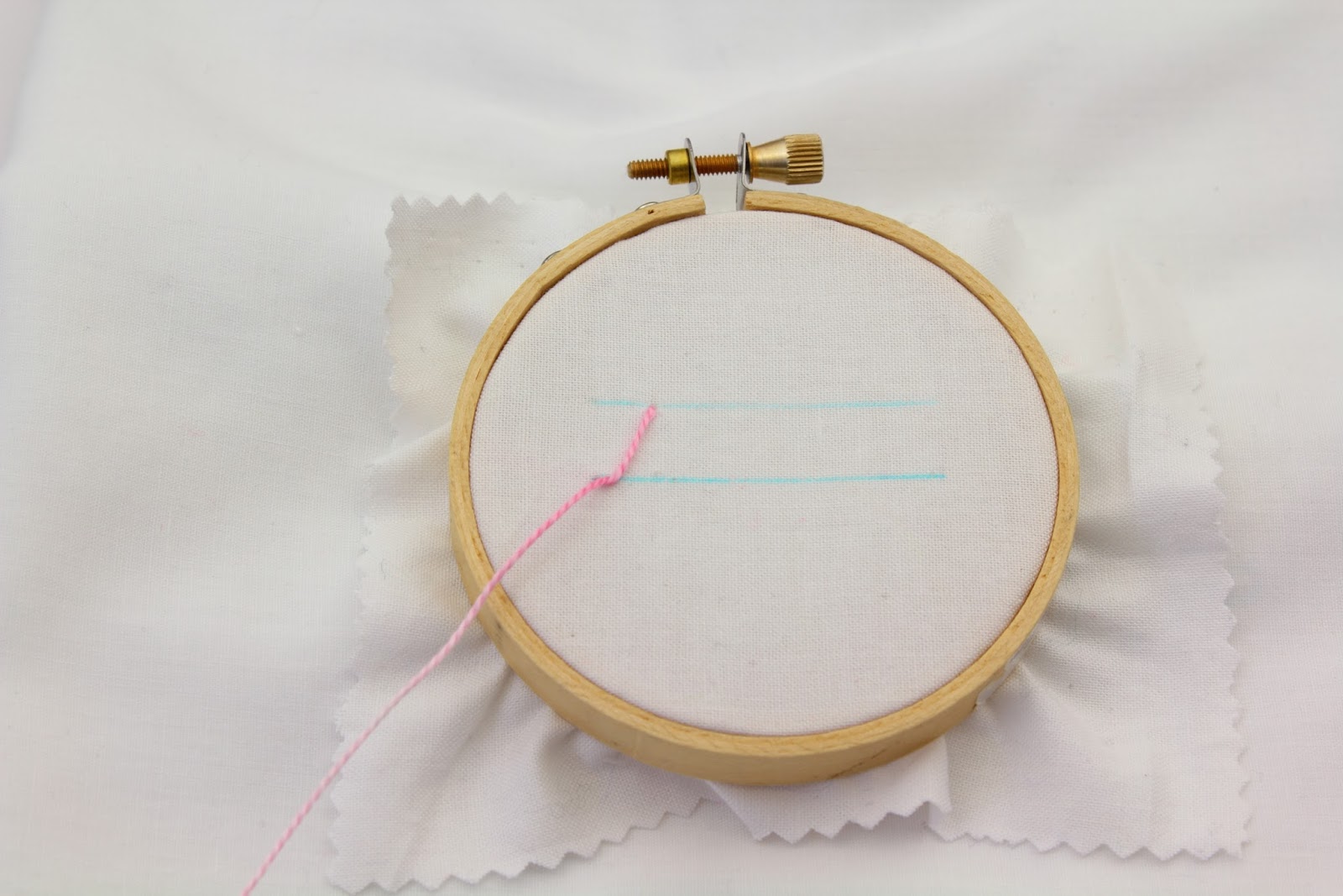 big B Crossed Blanket Stitch