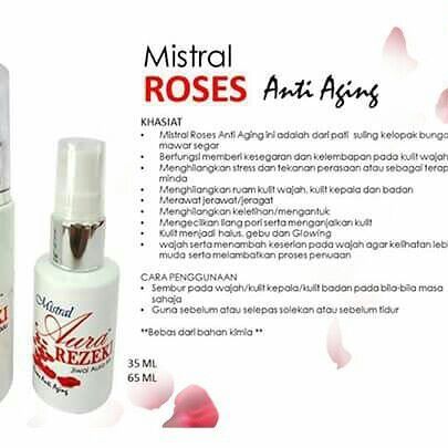 Mistral Roses AuraRezeki (Penyembur Wajah Bauan Segar Ros)