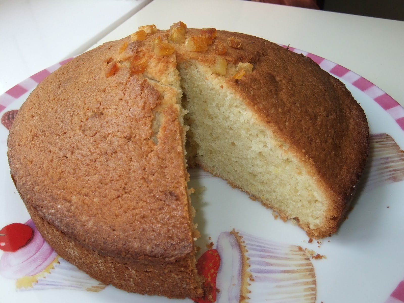 Rising To The Berry Madeira Cake