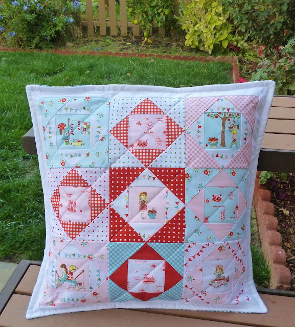 Simple Life, pillow, pillow cover, patchwork, children