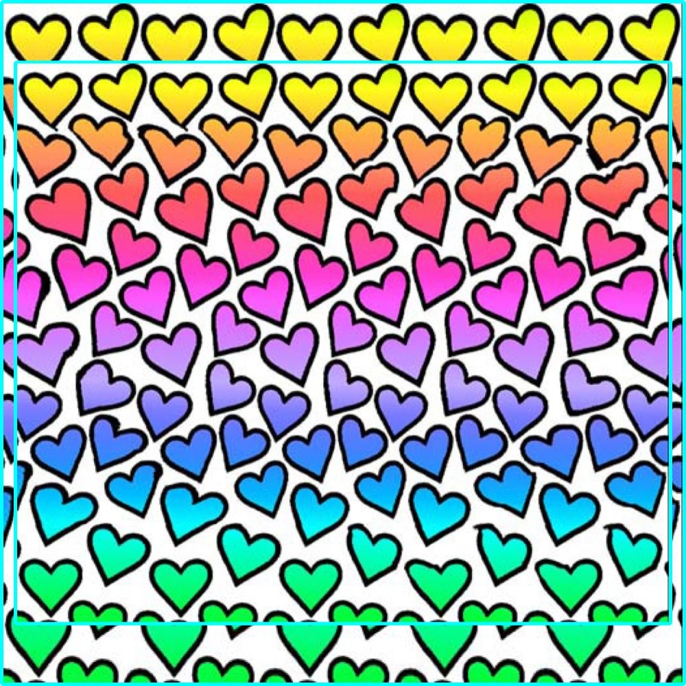 Heart Optical Illusions