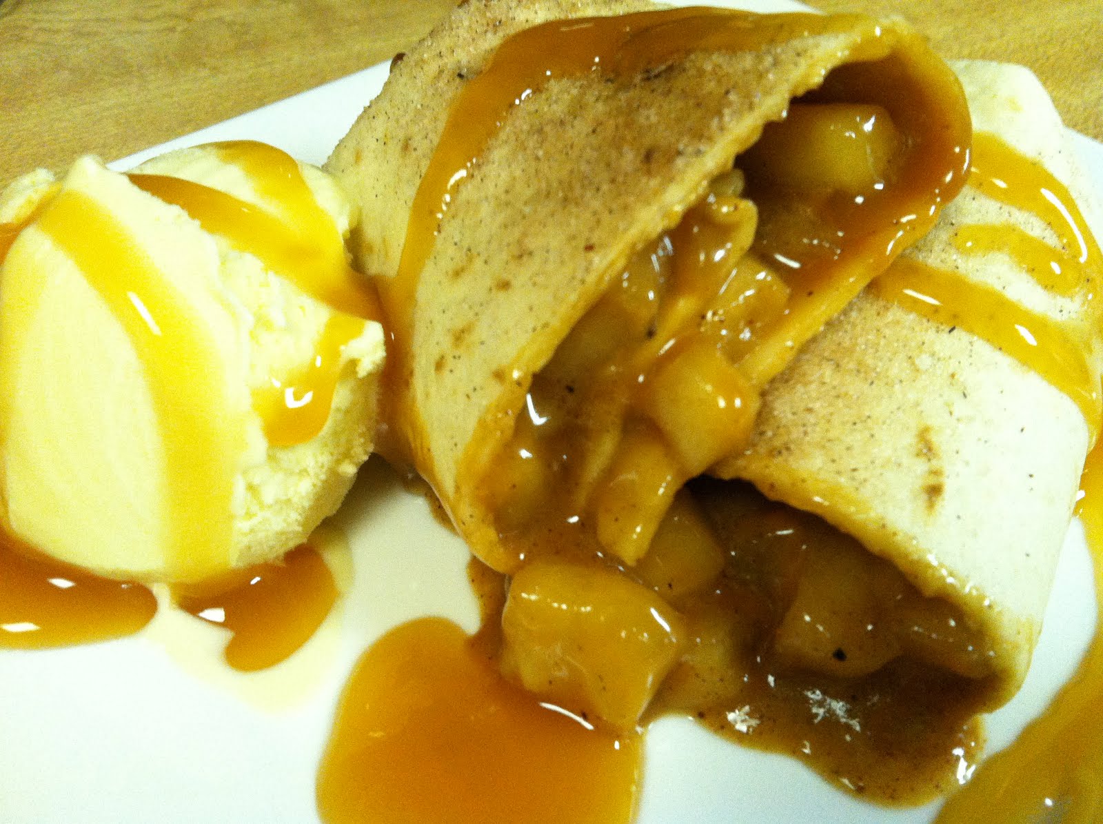 Spryte's Place Caramel Apple Enchiladas