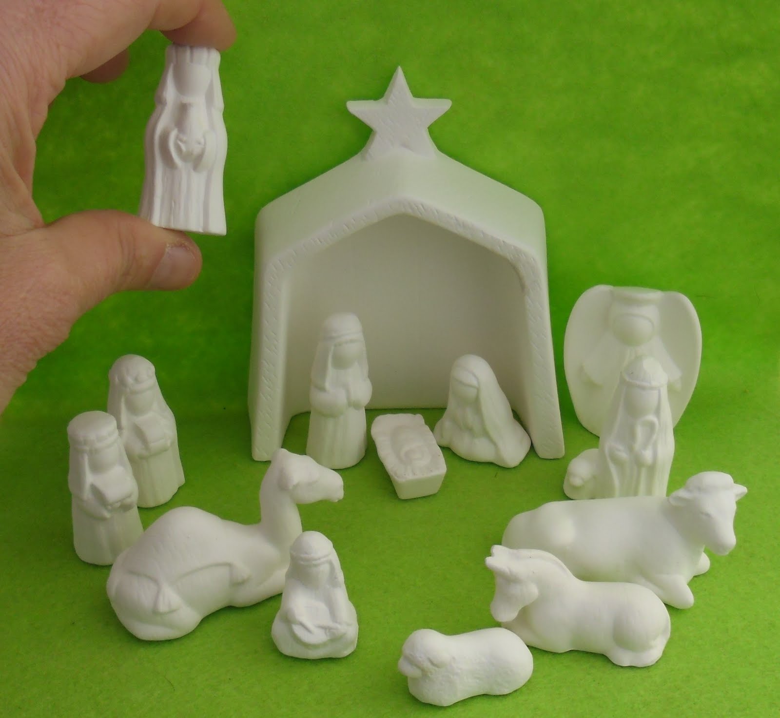 Art by Jen G PAINT Your Own Nativity Sets