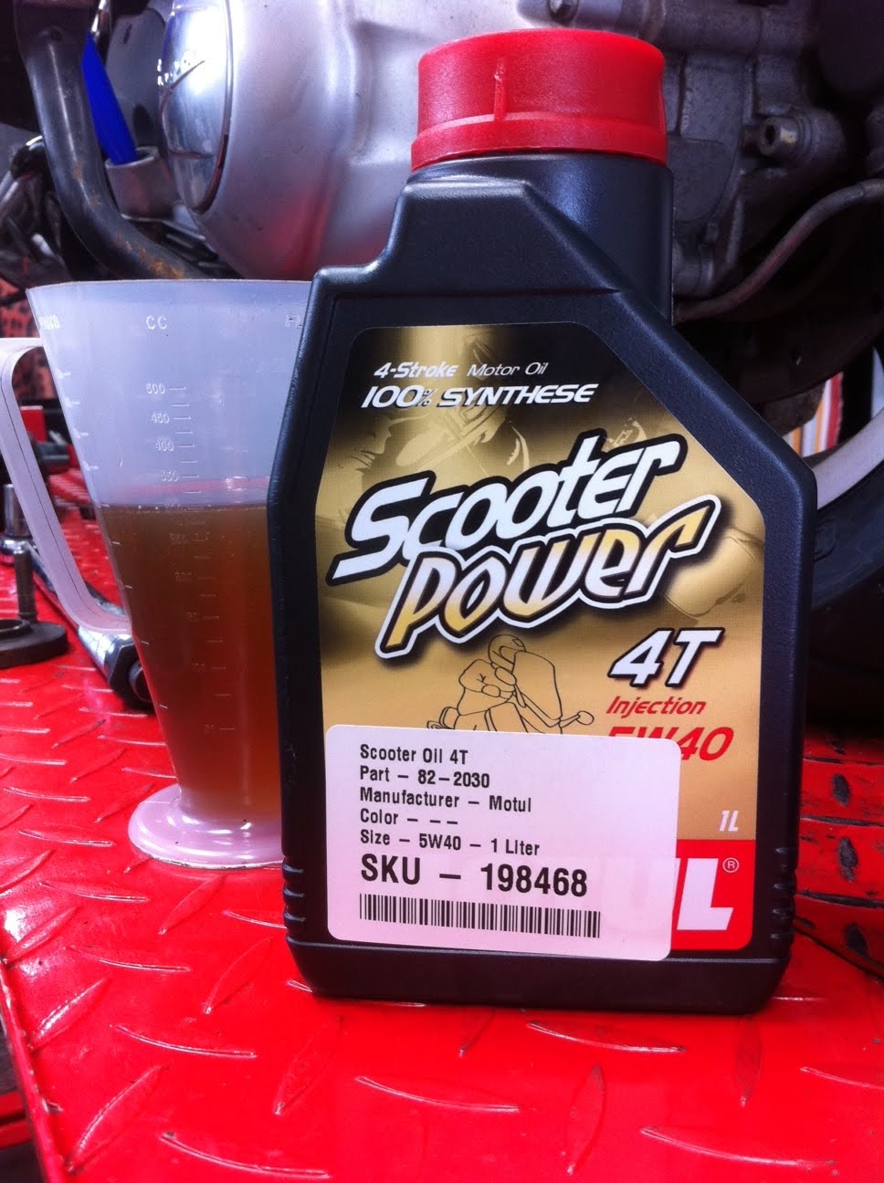 My Vespa Story Modern Vespa Oil Change.