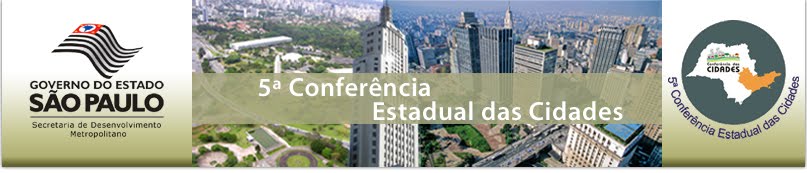 5ª Conferência Estadual das Cidades