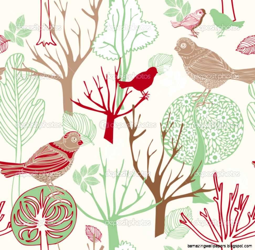 Abstract birds background fashion seamless pattern retro vector Abstract birds background fashion seamless pattern retro vector
