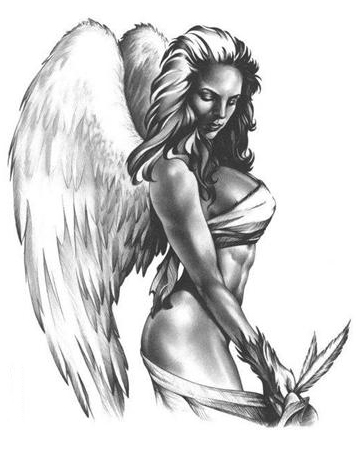 Http wwwtattoodonkeycom pics g Gtgt Angel Wings Tattoo Tips