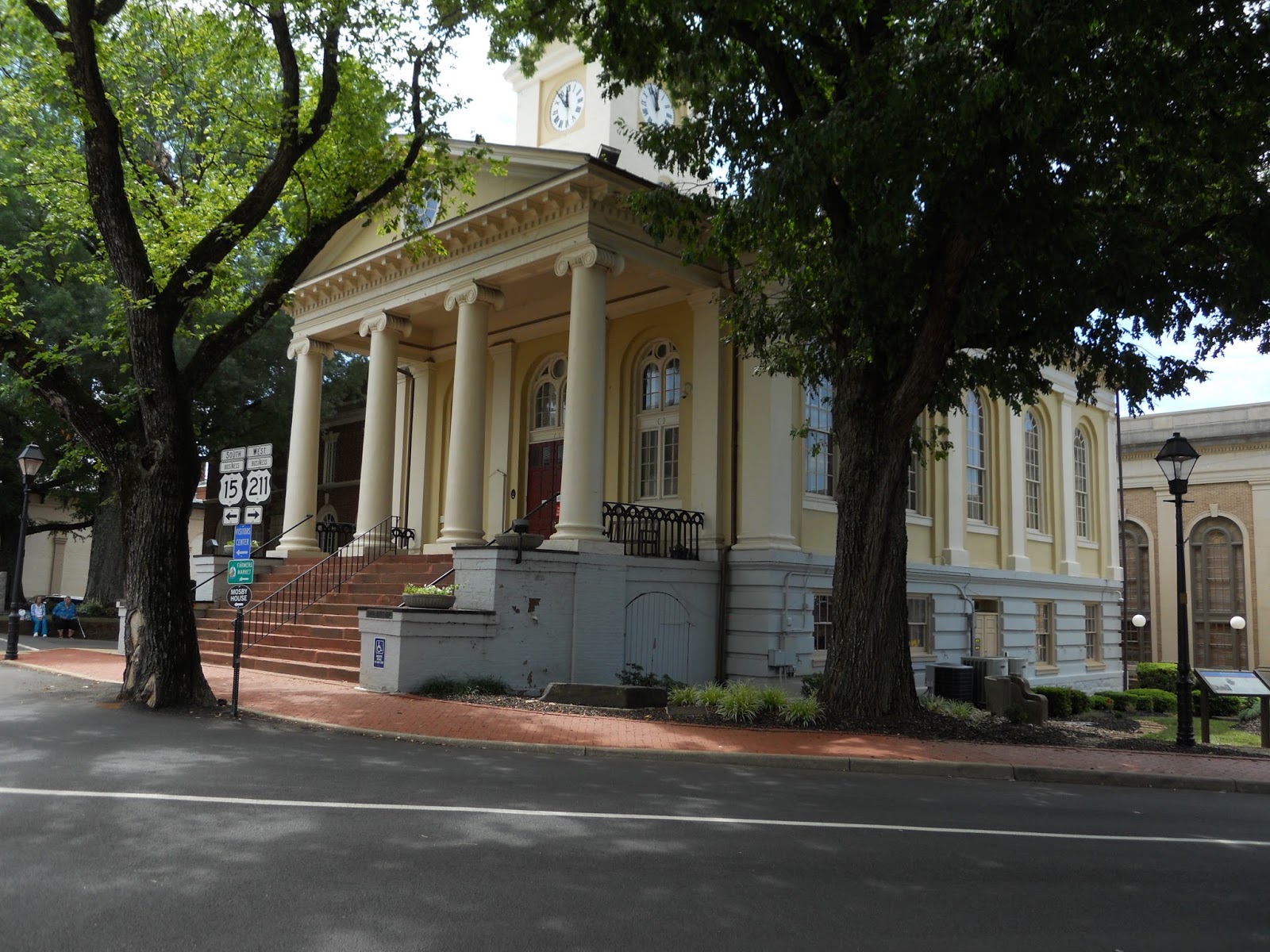 Random Thoughts on History Fauquier County, Virginia Courthouse Then
