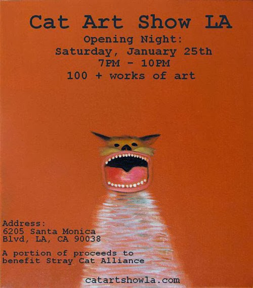 Previews For "Cat Art Show Los Angeles" (Jan 25Feb 2.2014)