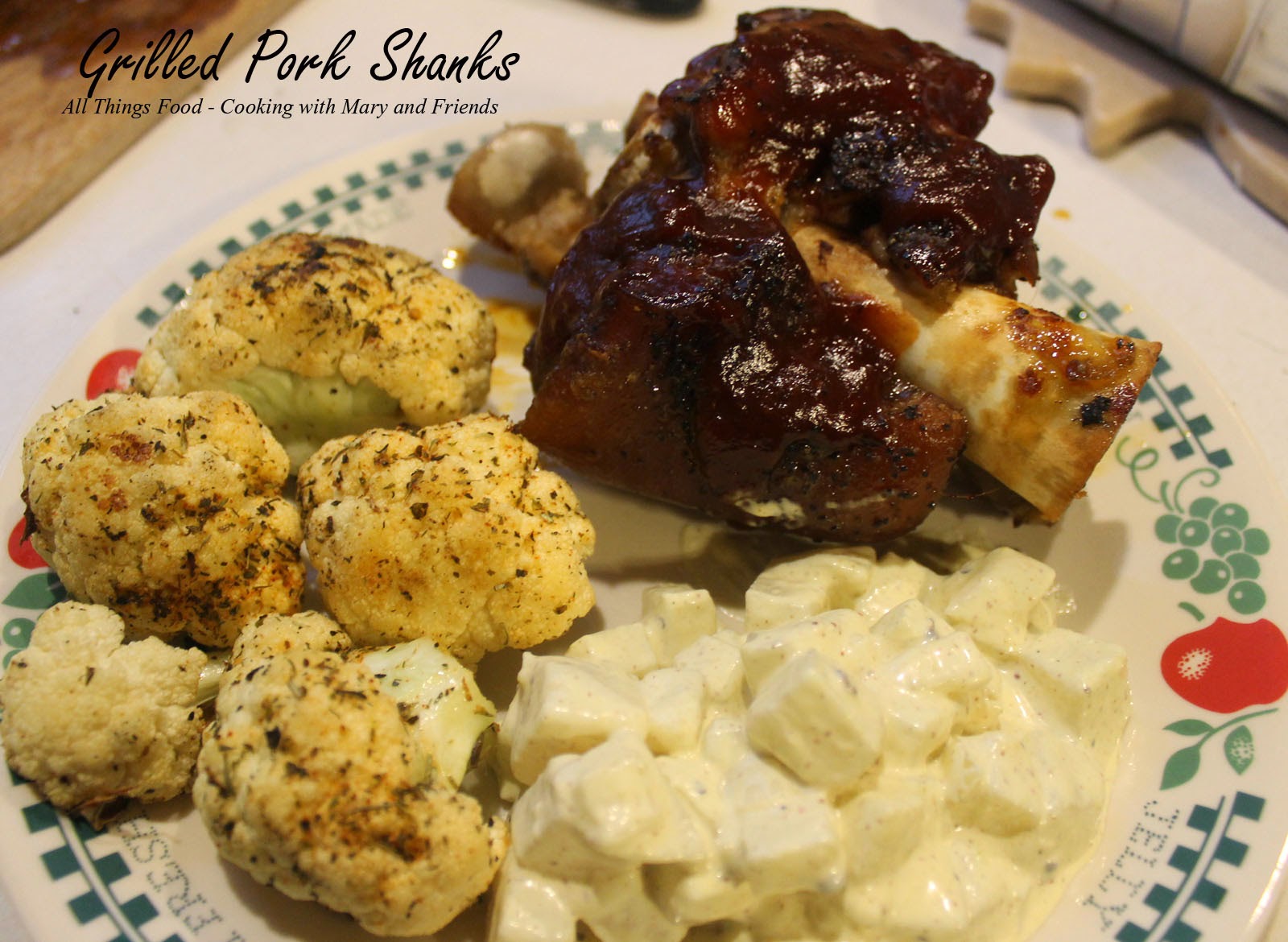 Cooking With Mary and Friends Grilled Pork Shanks