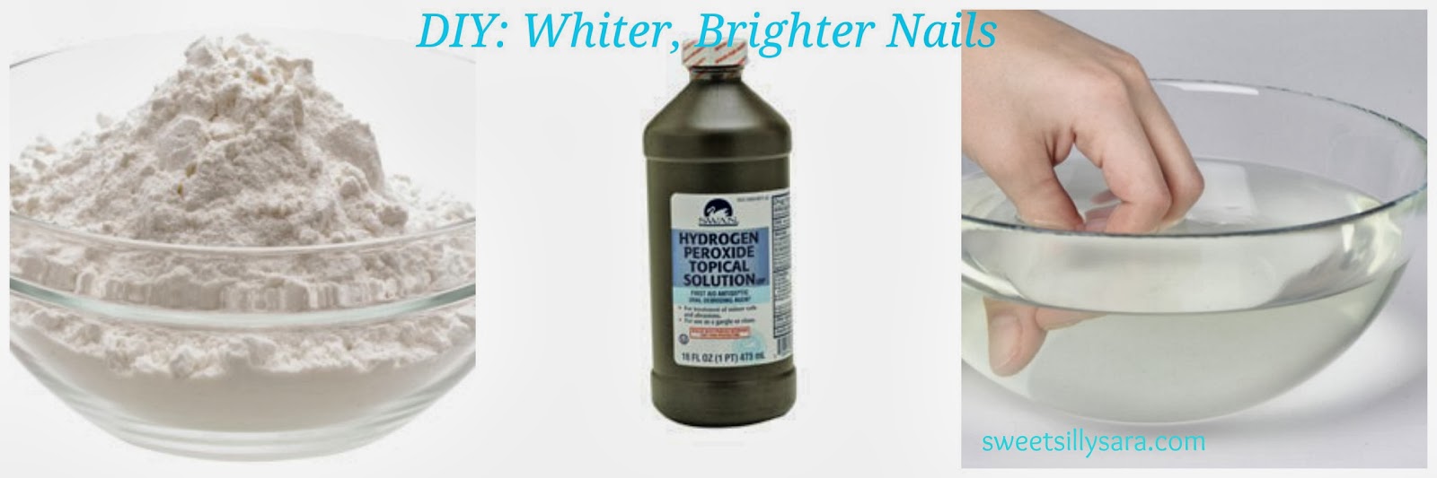 Sweet Silly Sara DIY Nail Whitener for Clean and Clear Nails