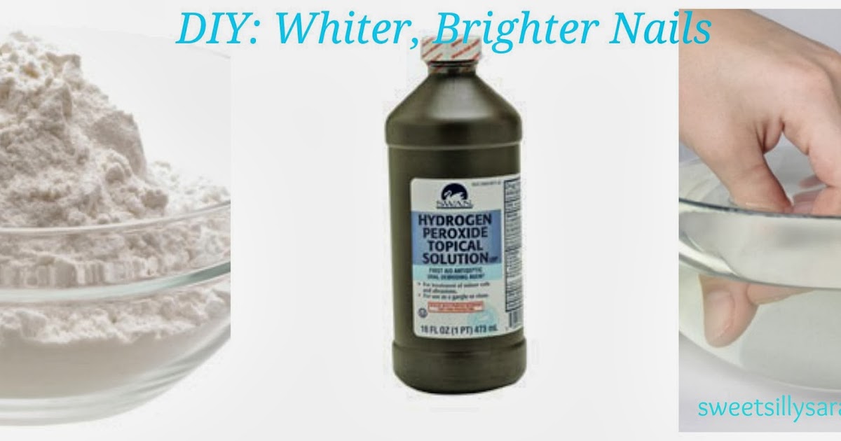 Sweet Silly Sara DIY Nail Whitener for Clean and Clear Nails