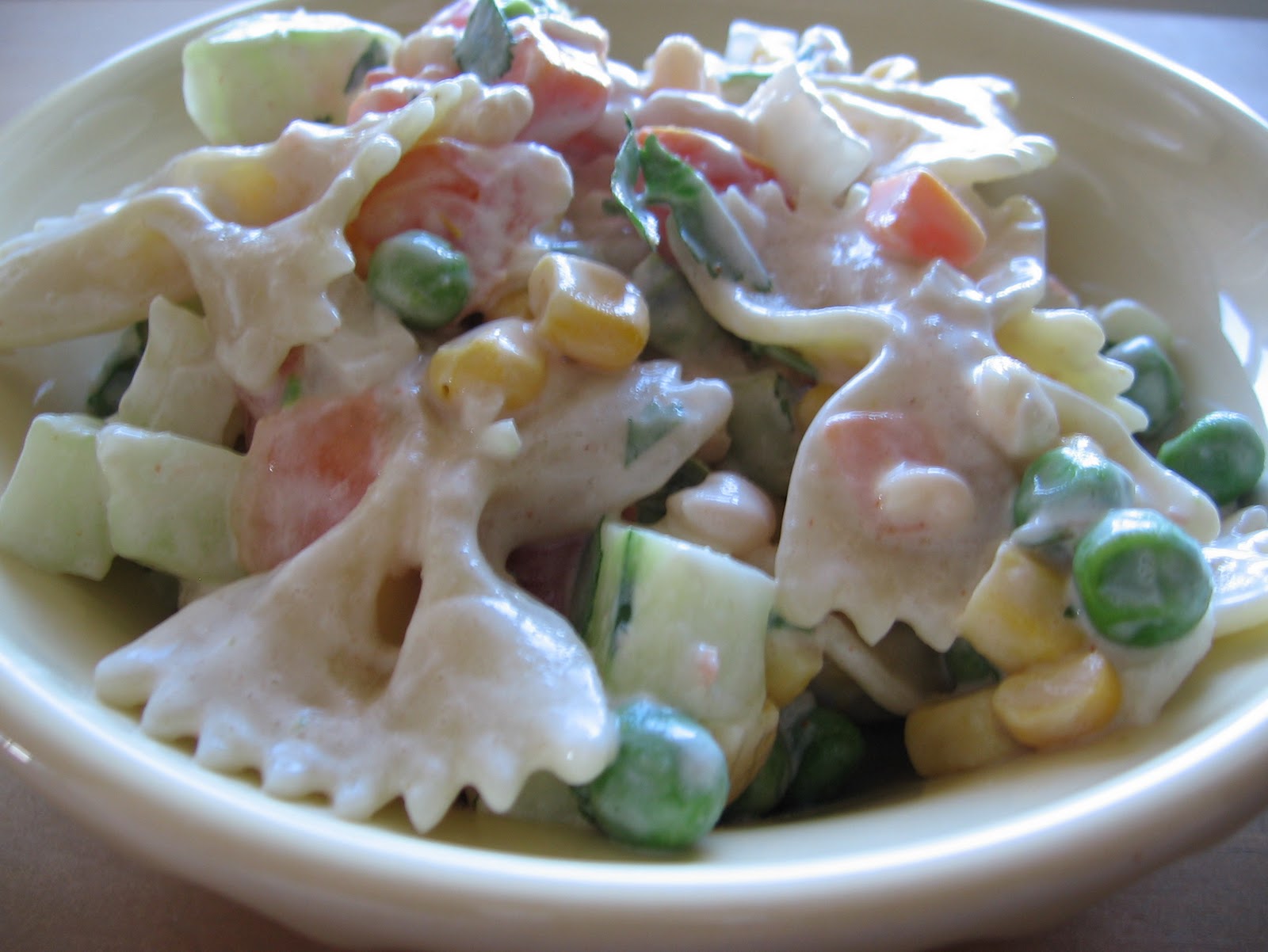 Creamy Mexican Pasta Salad Vegetarian Underground