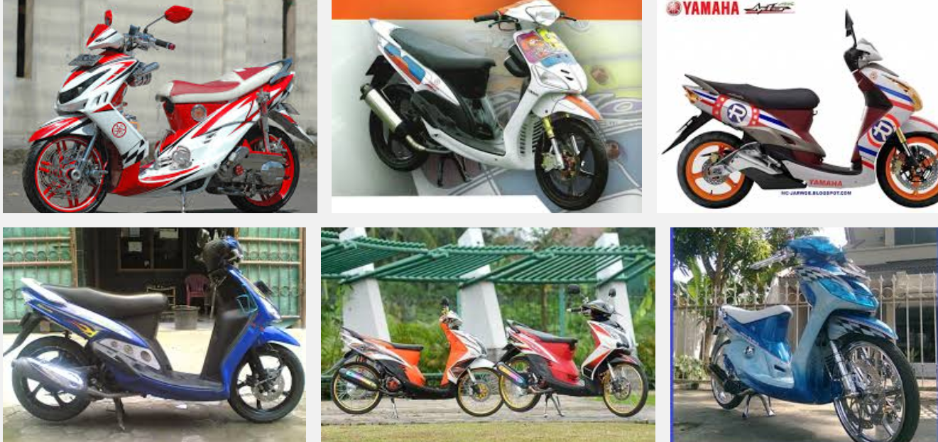 Modifikasi motor mio sporty racing soul dan mio j 2009 - 2012