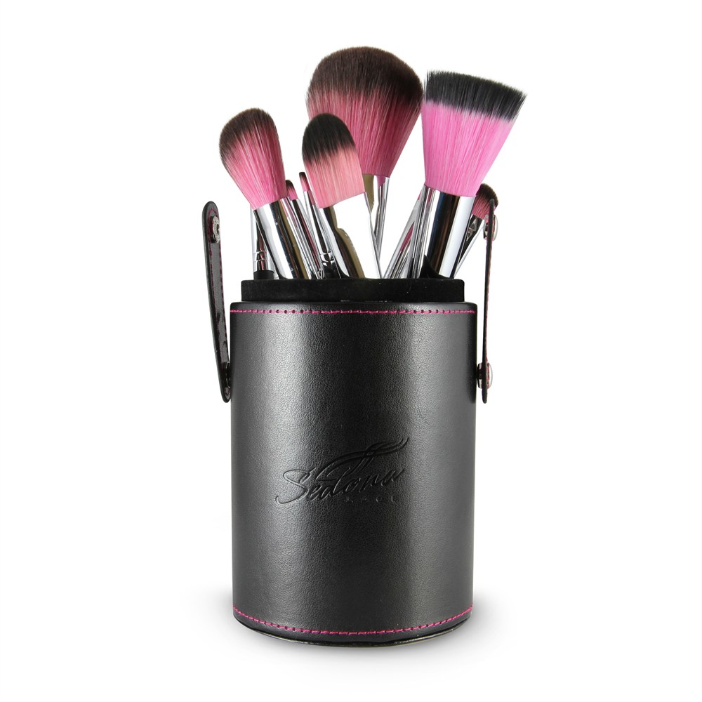 Sedona Lace 12 Piece Synthetic Makeup Brushes with Cup Holder/ New