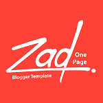 ZAD Responsive Blogger One Page Portfolio Template