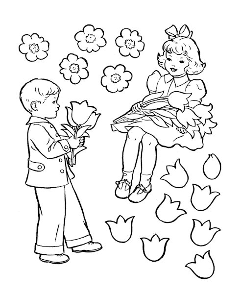 Valentine's Day Coloring Pages
