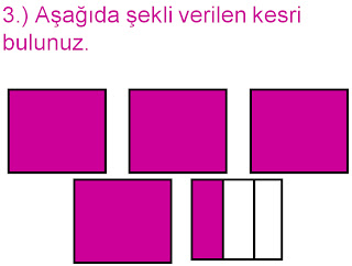 4. Sinif Matematik Kesirler Değerlendirme Soruları - Ödevvar,oguz hoca