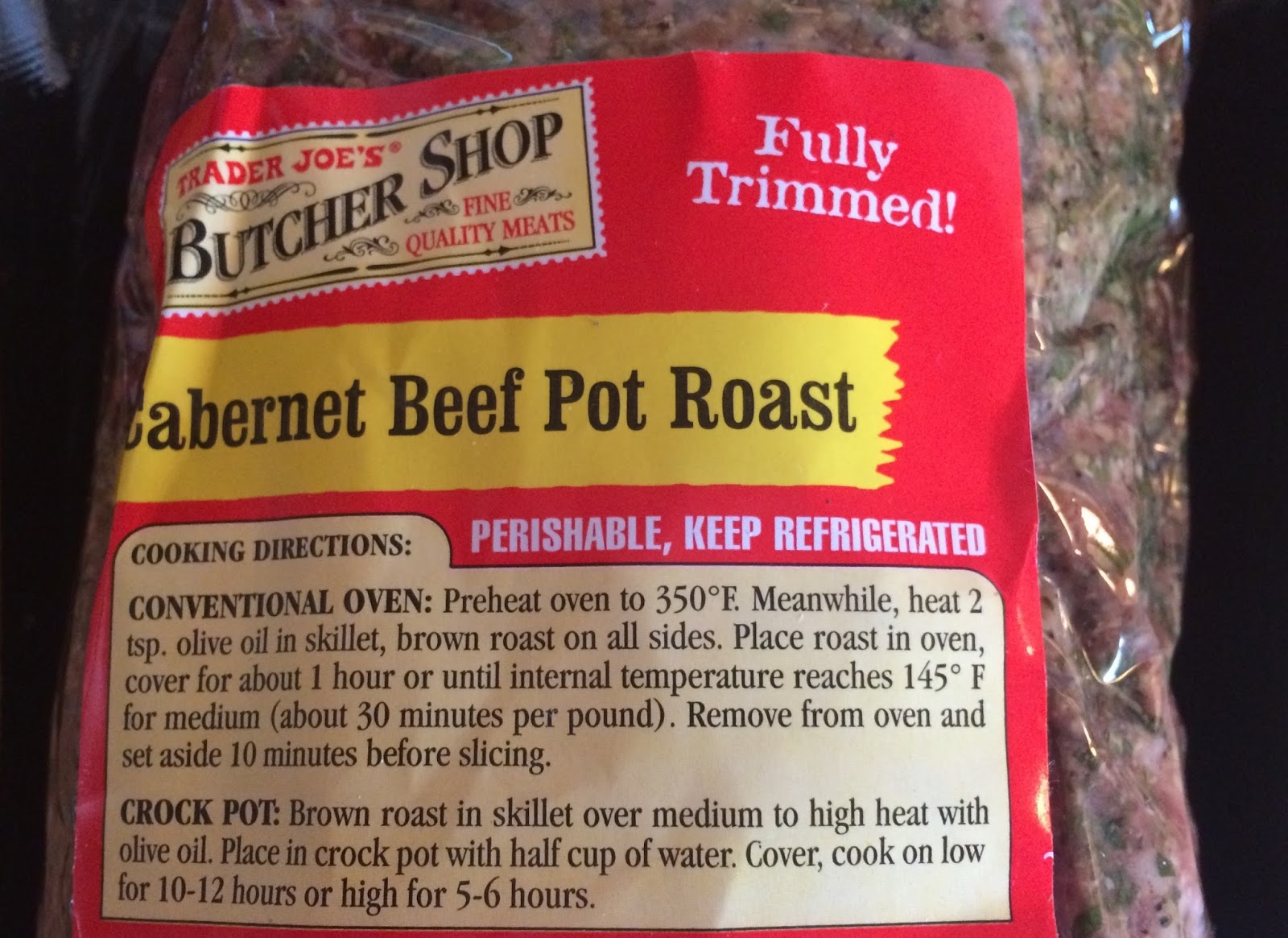 Beef Pot Roast Friend of Julie