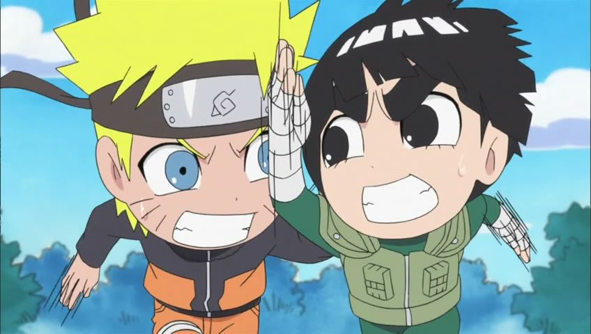 The Center Of Anime And Toku Naruto Spin Off Rock Lee His