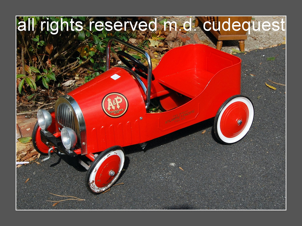 Classic Red Pedal Car – Frost Oak Creek Creations