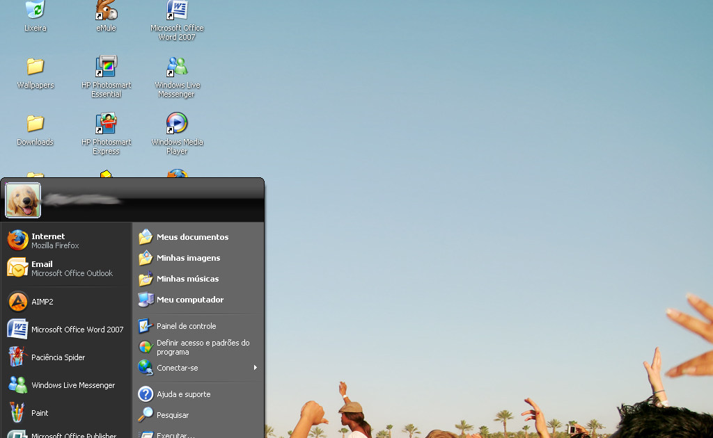 Temas , wallpapers e muito mais !!! Microsoft Zune Theme for Windows