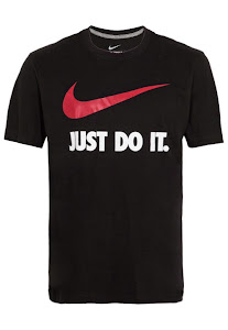 Camiseta Nike M/C JDI Swoosh Preta