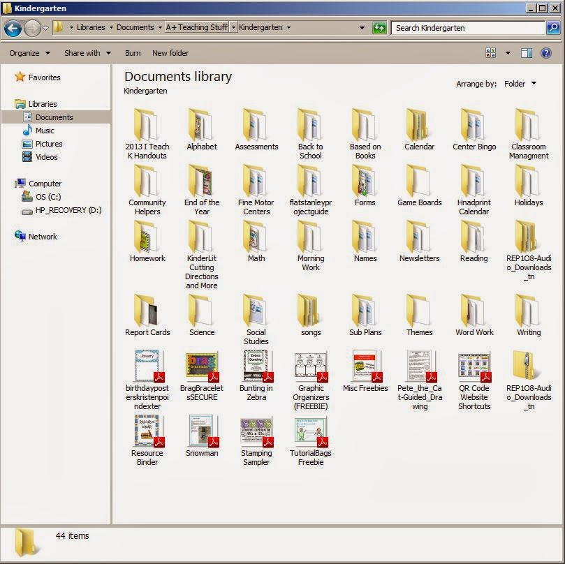 How To Create a Digital Filing Organized Classroom