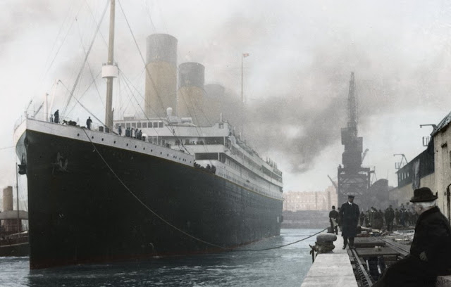 Check Out What RMS Titanic Looked Like  on 4/5/1912 