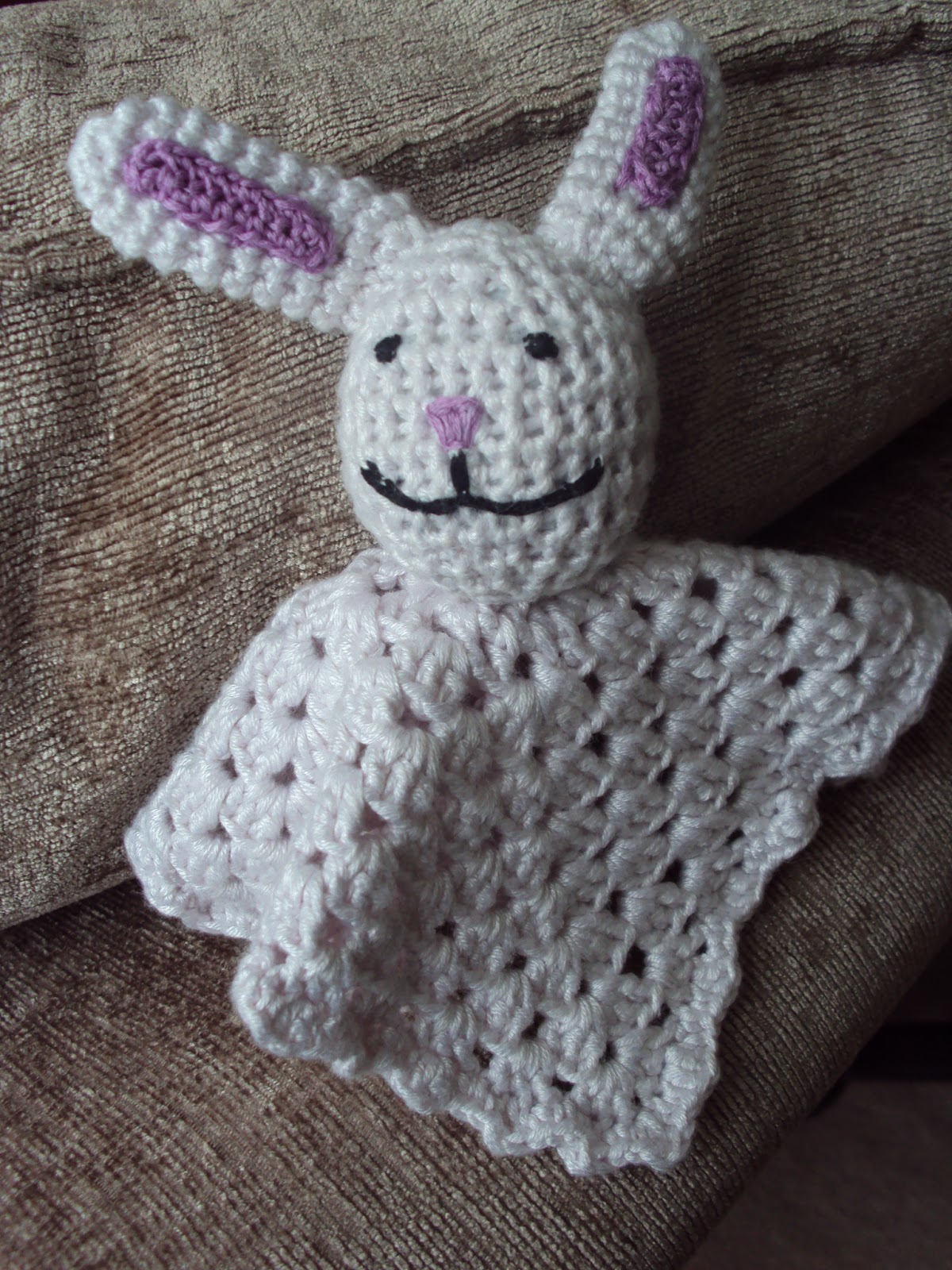 Mrs Crafty B Crocheted Blankets and a Bunny Rabbit Comforter