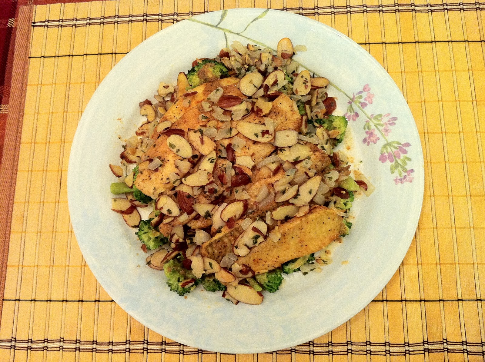 more than seXy ALMOND BAKED FLOUNDER