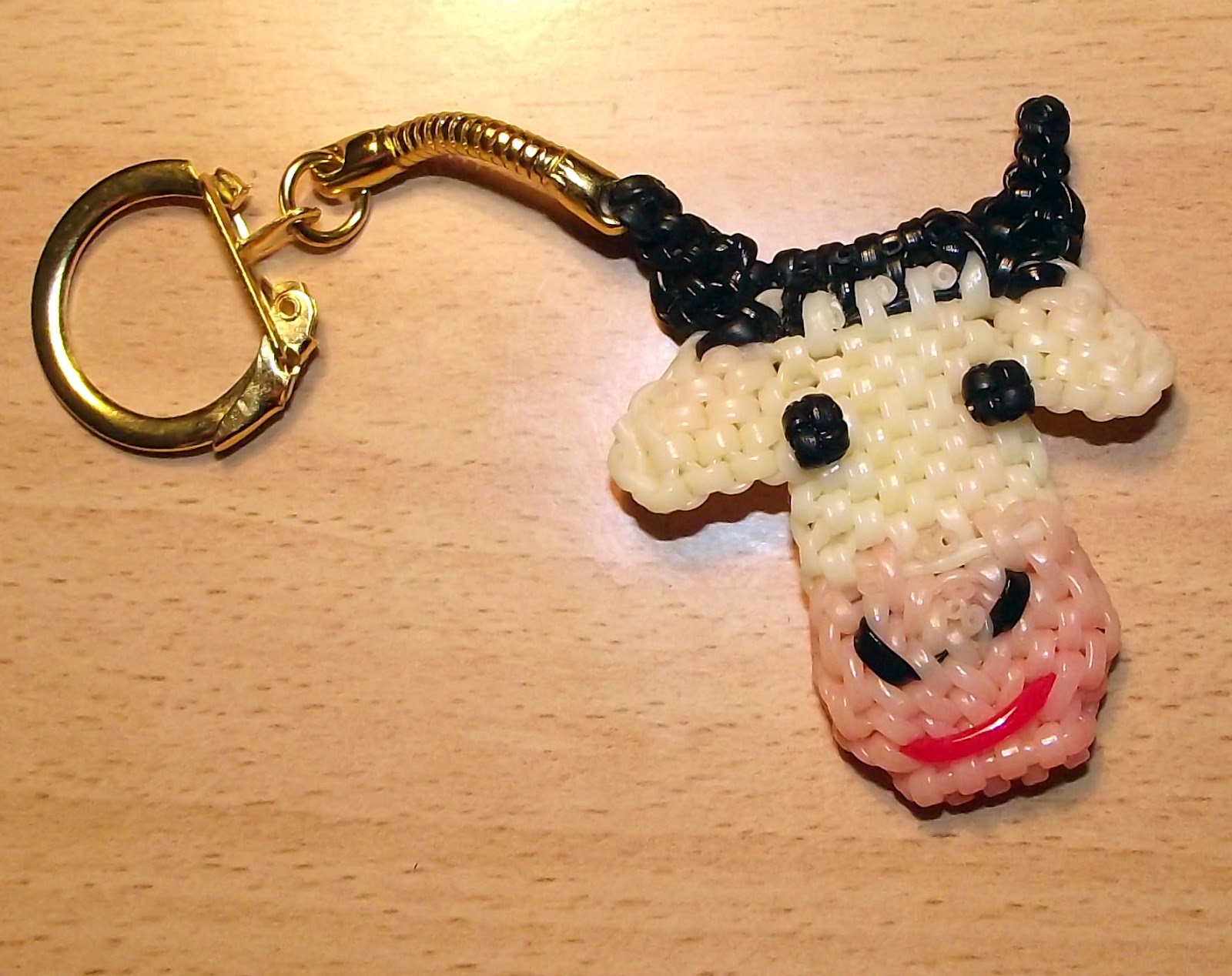 Porte-clés de moto Porte-clés en peau de vache convient pour