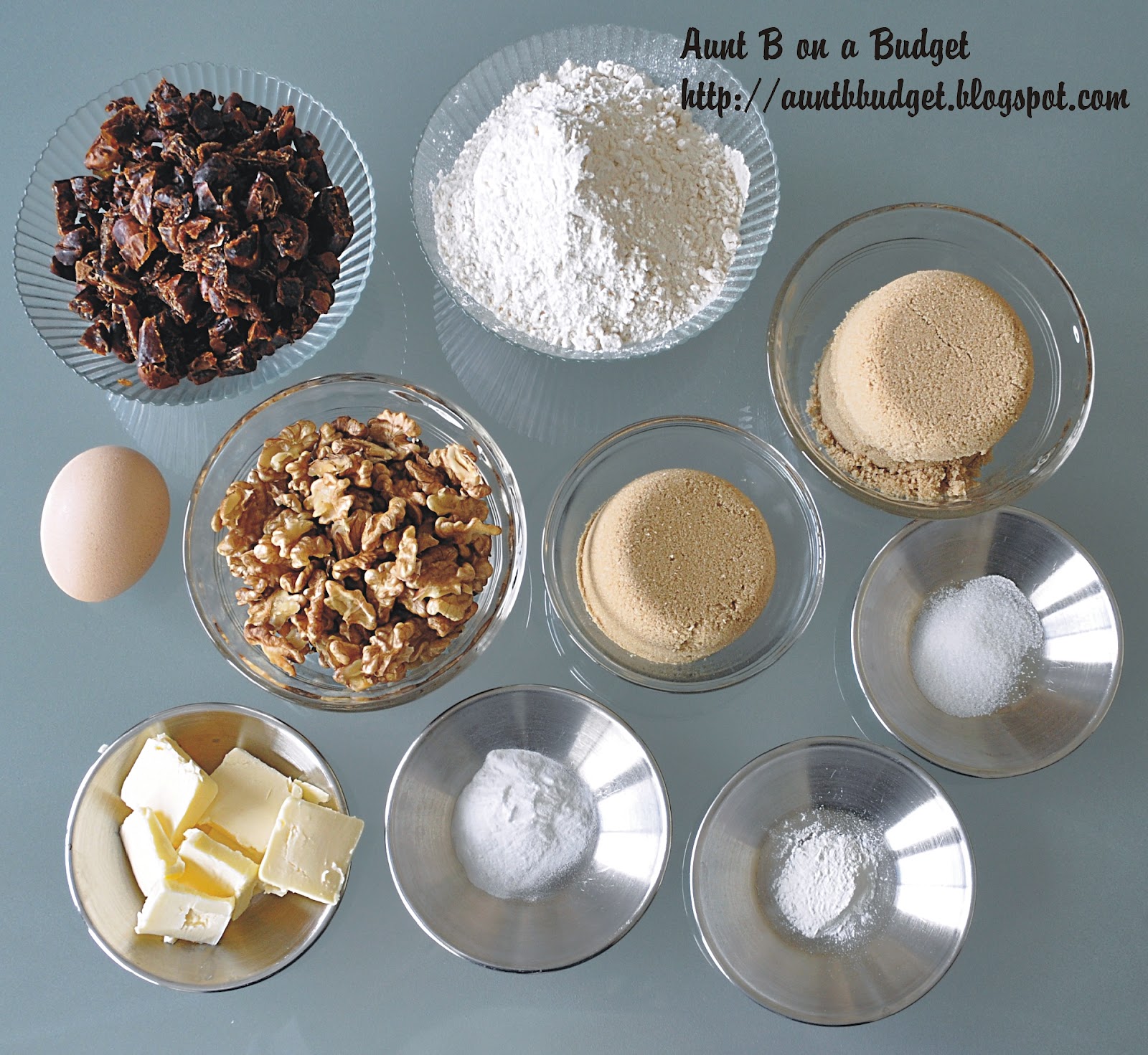 Aunt B on a Budget Date and Nut Pudding Cake