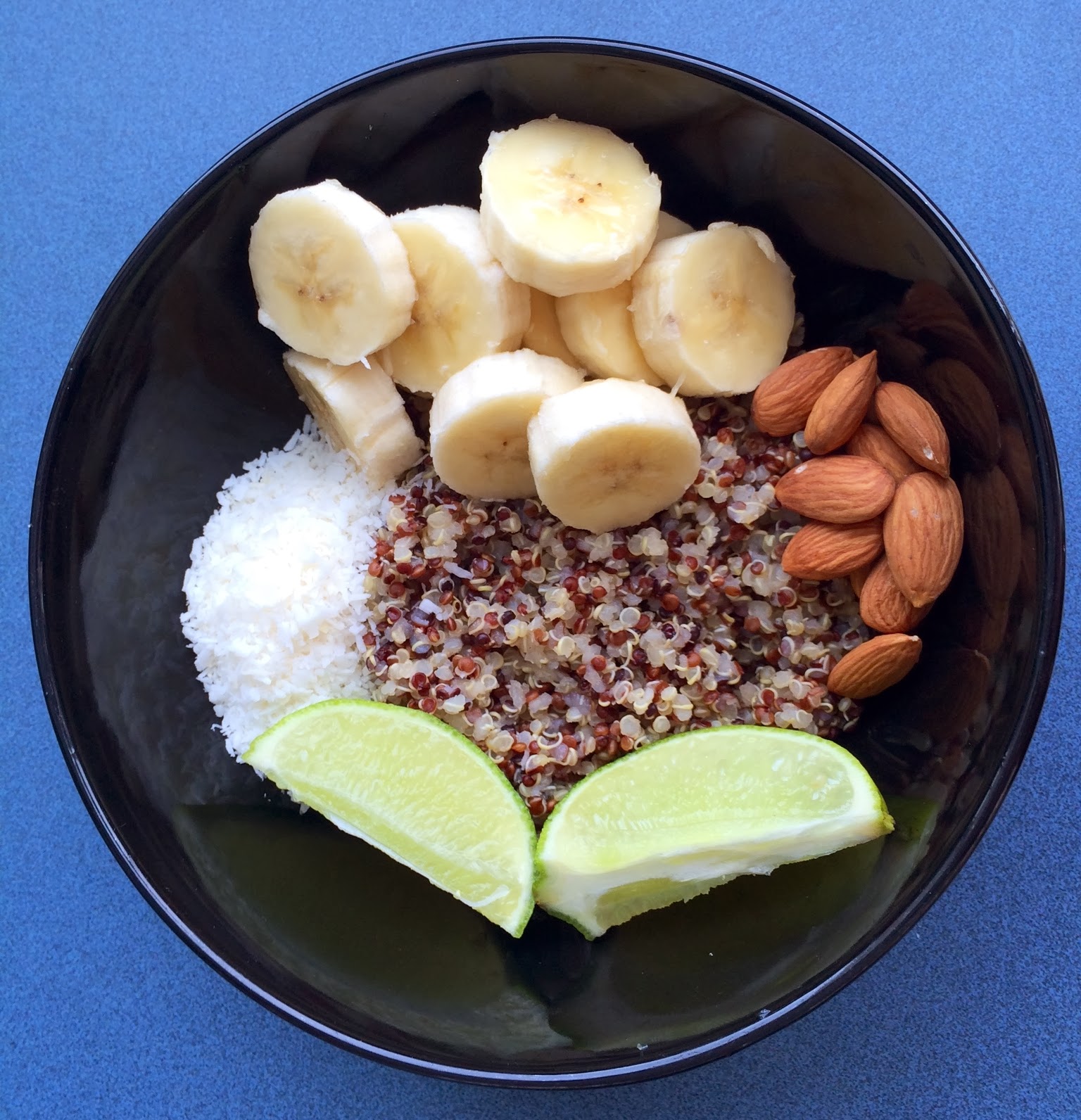 Lean, Green, Nutrition Fiend Lime Coconut Quinoa Breakfast Bowl
